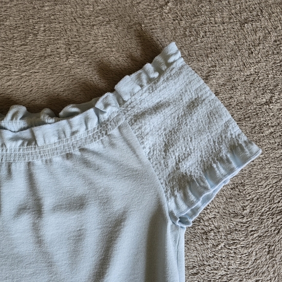 Marc Cain off the shoulder short sleeve fitted top size N1 - Picture 7 of 16